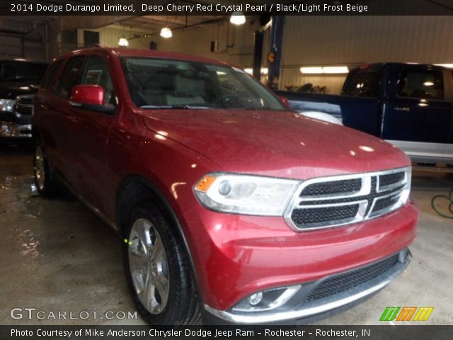 2014 Dodge Durango Limited in Deep Cherry Red Crystal Pearl