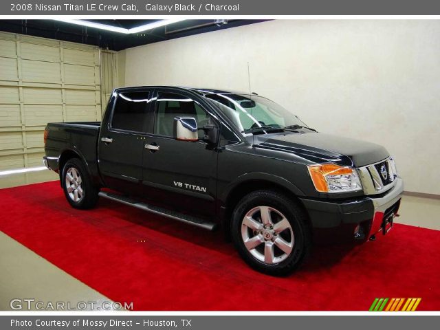2008 Nissan Titan LE Crew Cab in Galaxy Black