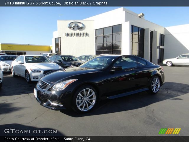 2010 Infiniti G 37 S Sport Coupe in Obsidian Black
