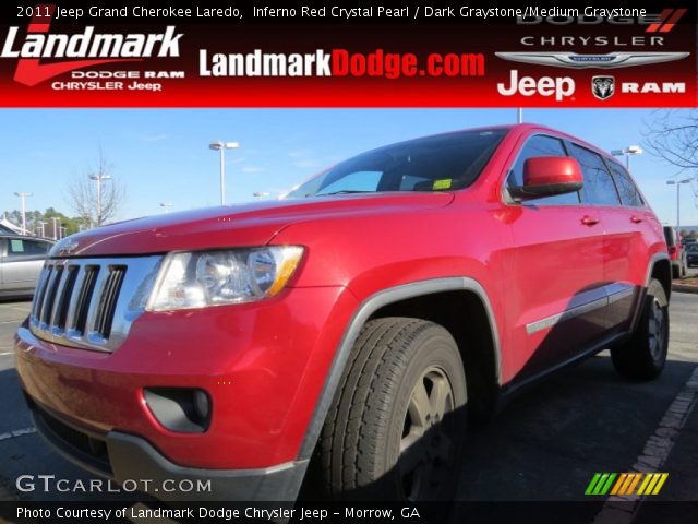 2011 Jeep Grand Cherokee Laredo in Inferno Red Crystal Pearl