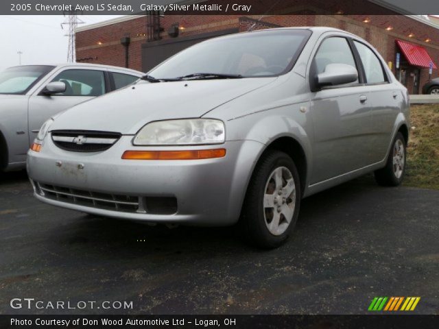 2005 Chevrolet Aveo LS Sedan in Galaxy Silver Metallic