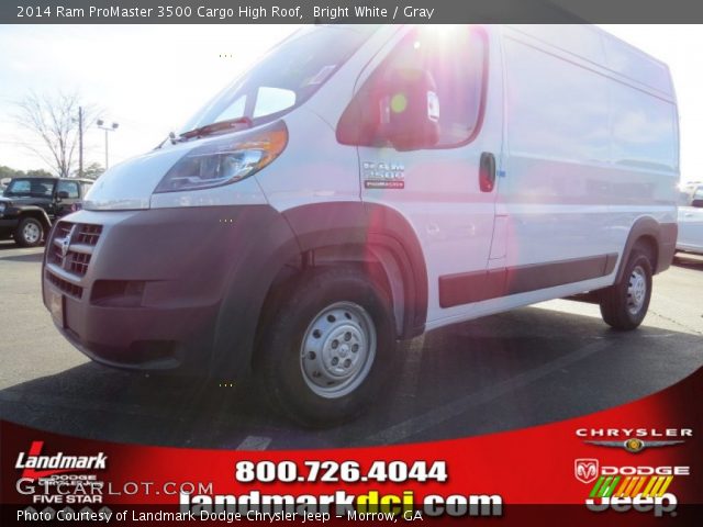 2014 Ram ProMaster 3500 Cargo High Roof in Bright White