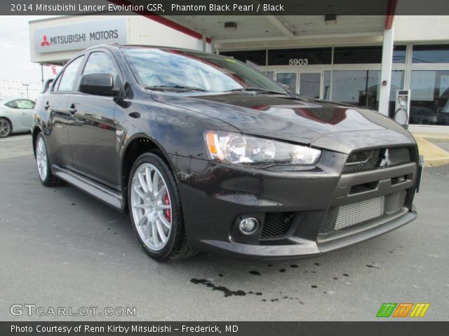 2014 Mitsubishi Lancer Evolution GSR in Phantom Black Pearl