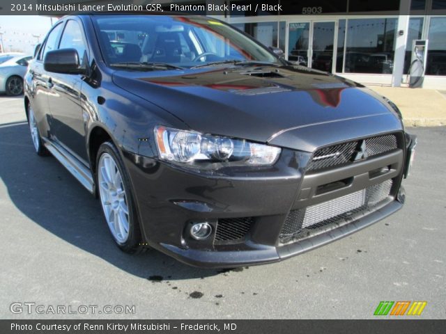 2014 Mitsubishi Lancer Evolution GSR in Phantom Black Pearl