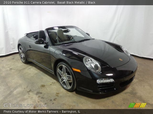 2010 Porsche 911 Carrera Cabriolet in Basalt Black Metallic