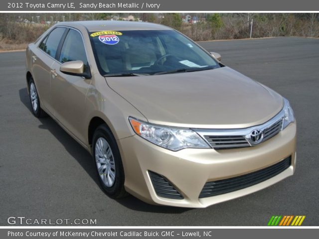 2012 Toyota Camry LE in Sandy Beach Metallic