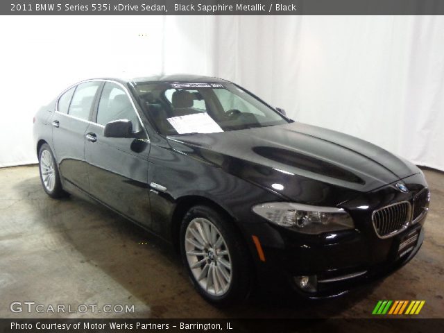 2011 BMW 5 Series 535i xDrive Sedan in Black Sapphire Metallic