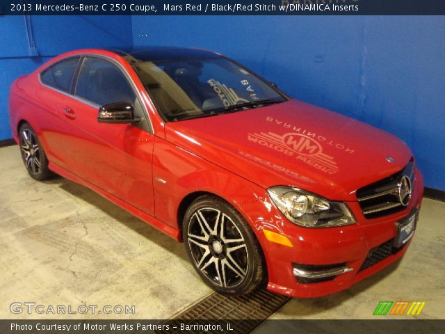 2013 Mercedes-Benz C 250 Coupe in Mars Red