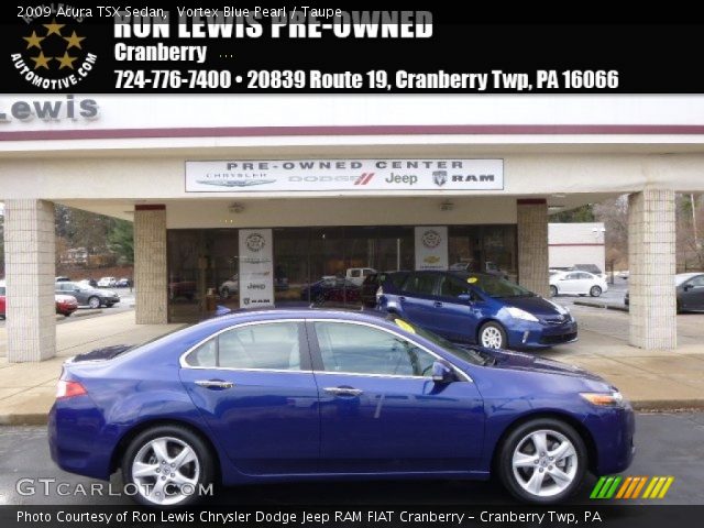 2009 Acura TSX Sedan in Vortex Blue Pearl