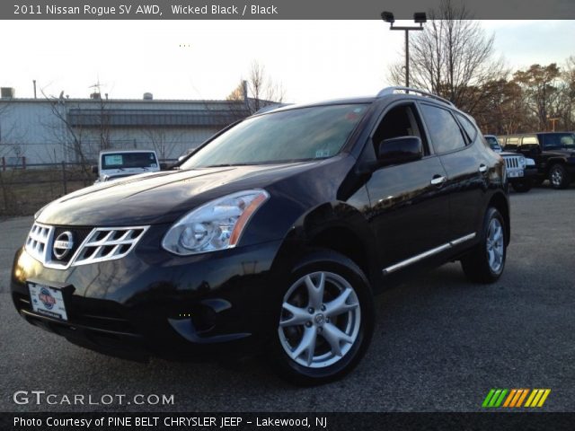 2011 Nissan Rogue SV AWD in Wicked Black