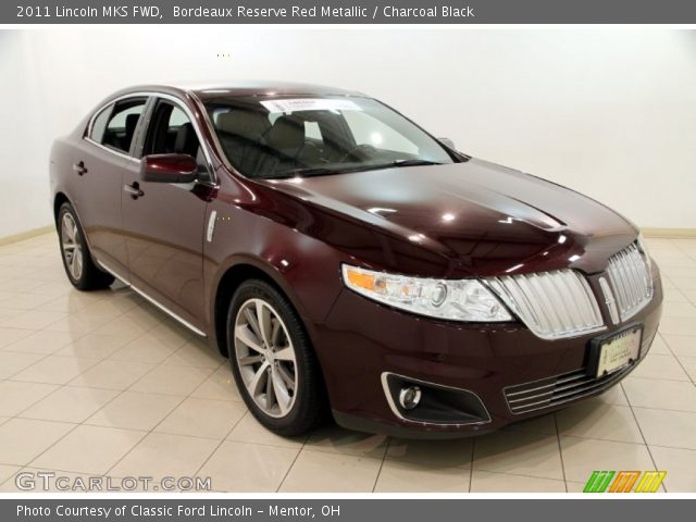 2011 Lincoln MKS FWD in Bordeaux Reserve Red Metallic