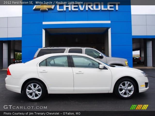 2012 Ford Fusion SE in White Suede