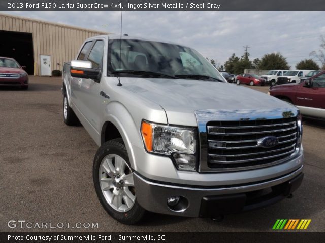 2013 Ford F150 Lariat SuperCrew 4x4 in Ingot Silver Metallic