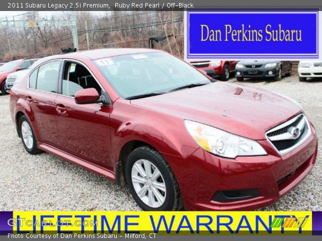 2011 Subaru Legacy 2.5i Premium in Ruby Red Pearl