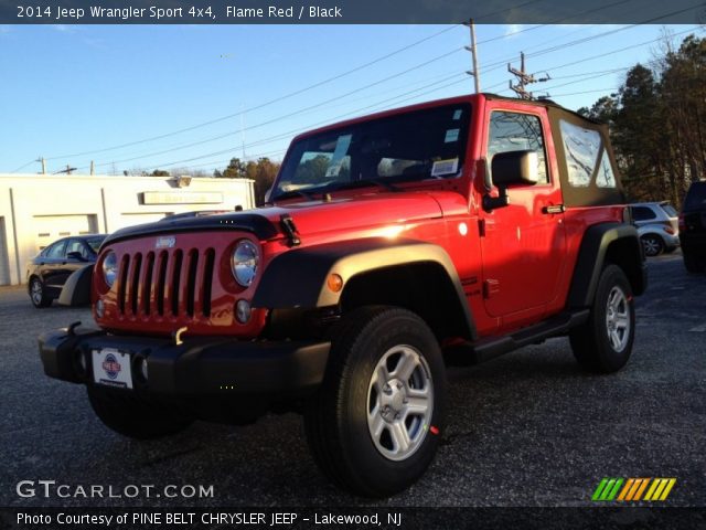 2014 Jeep Wrangler Sport 4x4 in Flame Red