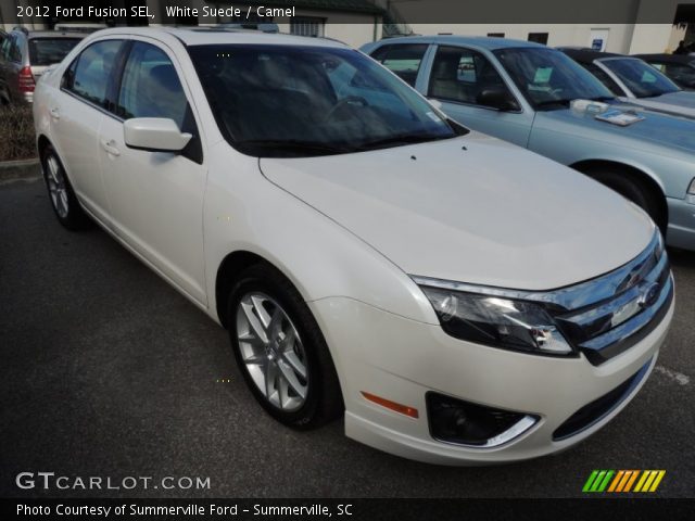 2012 Ford Fusion SEL in White Suede