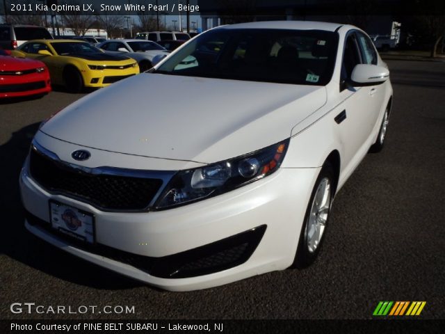 2011 Kia Optima LX in Snow White Pearl