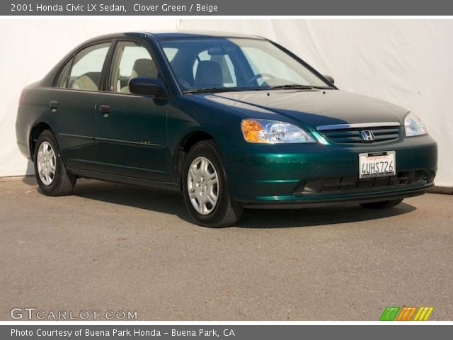 2001 Honda Civic LX Sedan in Clover Green