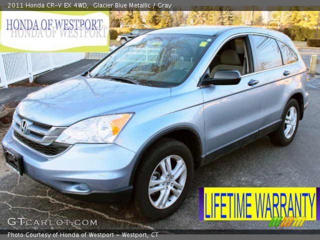 2011 Honda CR-V EX 4WD in Glacier Blue Metallic