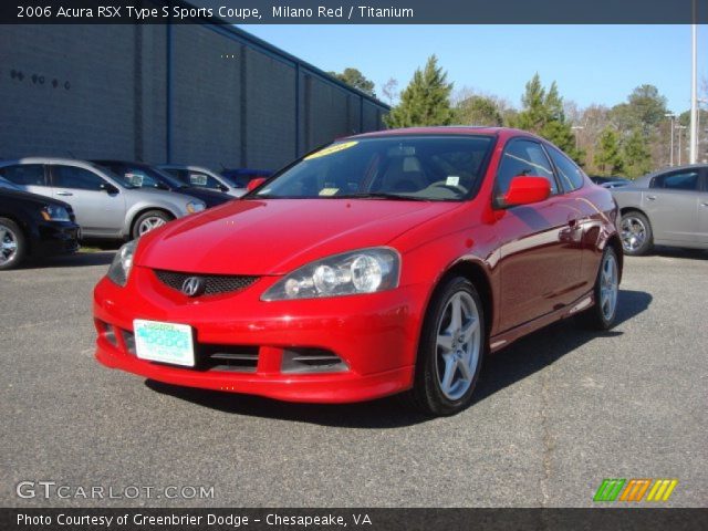 2006 Acura RSX Type S Sports Coupe in Milano Red