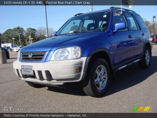 2000 Honda CR-V EX 4WD in Electron Blue Pearl
