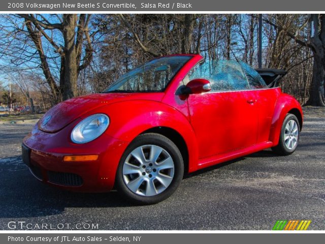 2008 Volkswagen New Beetle S Convertible in Salsa Red