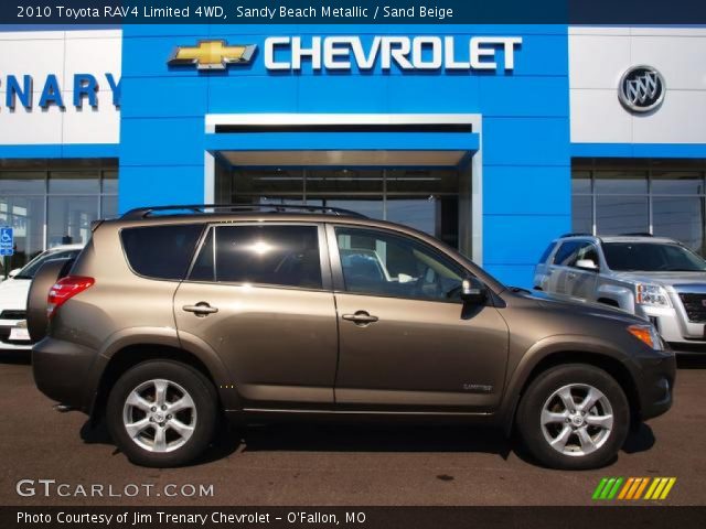 2010 Toyota RAV4 Limited 4WD in Sandy Beach Metallic