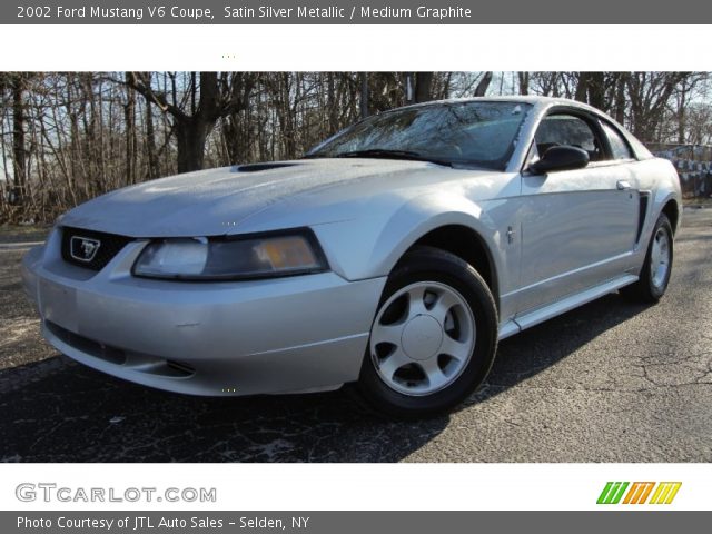 2002 Ford Mustang V6 Coupe in Satin Silver Metallic