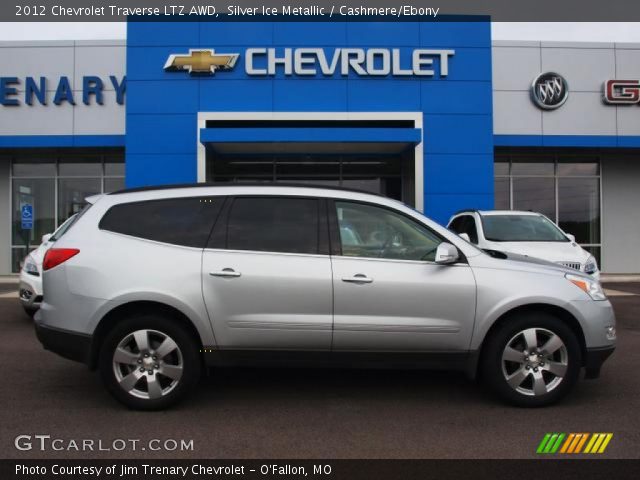 2012 Chevrolet Traverse LTZ AWD in Silver Ice Metallic
