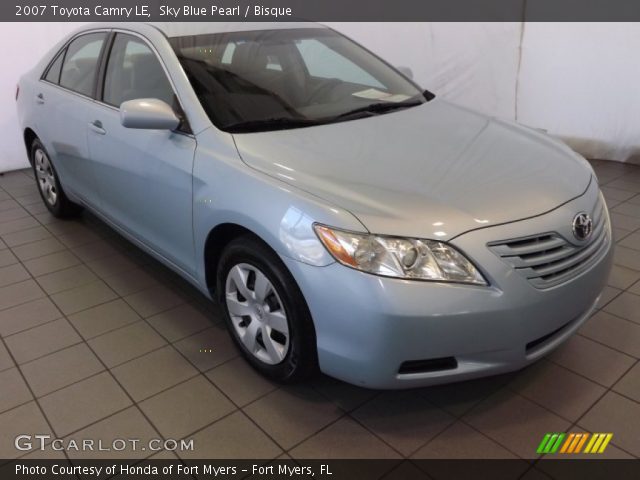 2007 Toyota Camry LE in Sky Blue Pearl