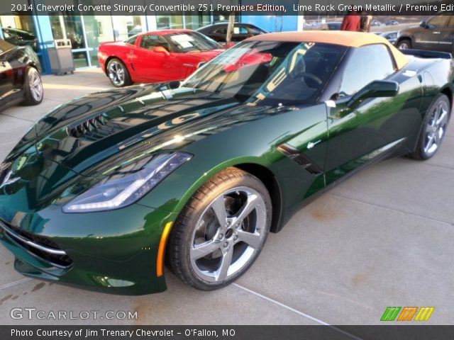 2014 Chevrolet Corvette Stingray Convertible Z51 Premiere Edition in Lime Rock Green Metallic
