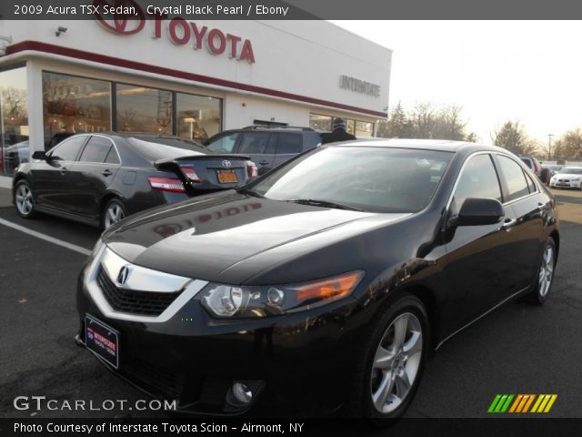 2009 Acura TSX Sedan in Crystal Black Pearl