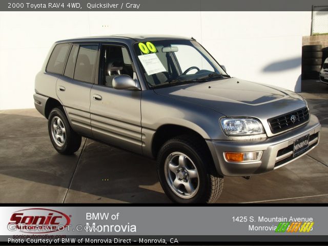 2000 Toyota RAV4 4WD in Quicksilver