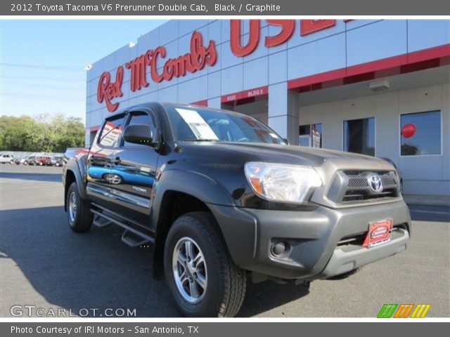 2012 Toyota Tacoma V6 Prerunner Double Cab in Black