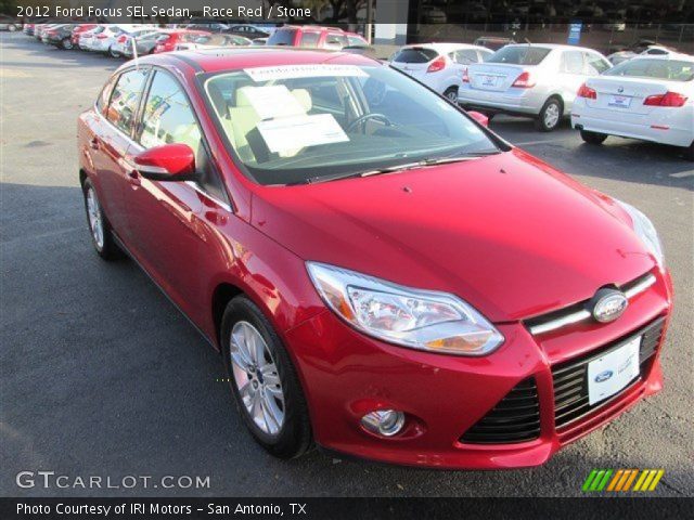 2012 Ford Focus SEL Sedan in Race Red
