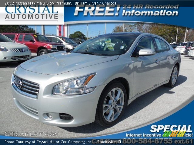 2012 Nissan Maxima 3.5 SV Premium in Brilliant Silver