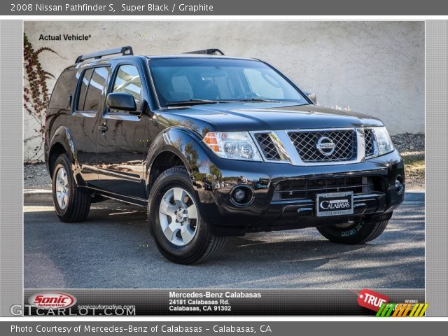 2008 Nissan Pathfinder S in Super Black