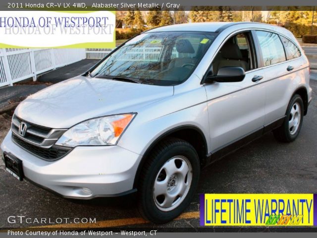 2011 Honda CR-V LX 4WD in Alabaster Silver Metallic
