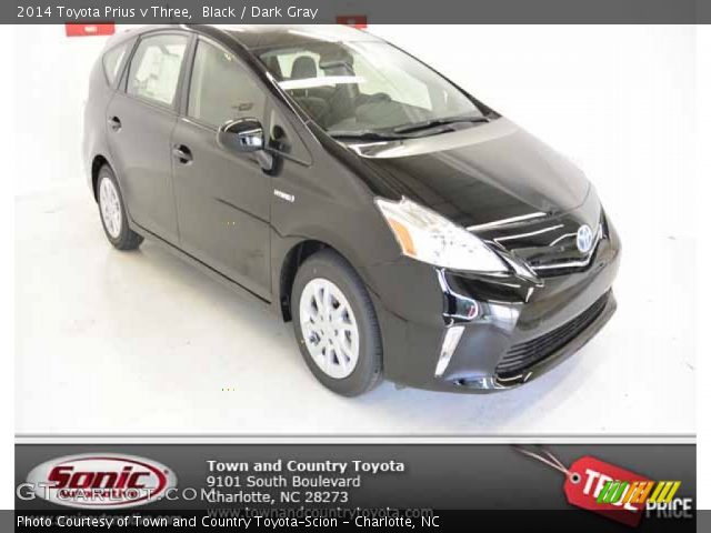 2014 Toyota Prius v Three in Black