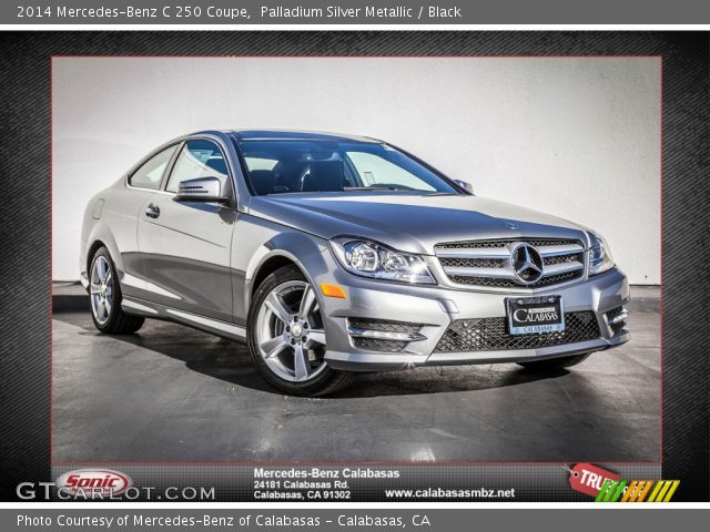 2014 Mercedes-Benz C 250 Coupe in Palladium Silver Metallic