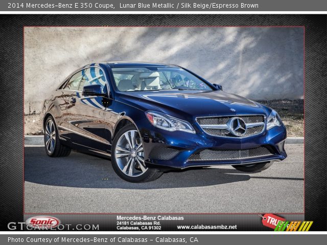 2014 Mercedes-Benz E 350 Coupe in Lunar Blue Metallic