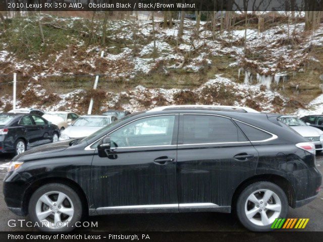 2010 Lexus RX 350 AWD in Obsidian Black