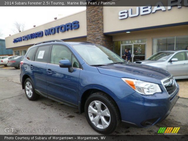 2014 Subaru Forester 2.5i Touring in Marine Blue Pearl