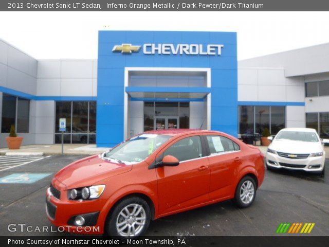 2013 Chevrolet Sonic LT Sedan in Inferno Orange Metallic