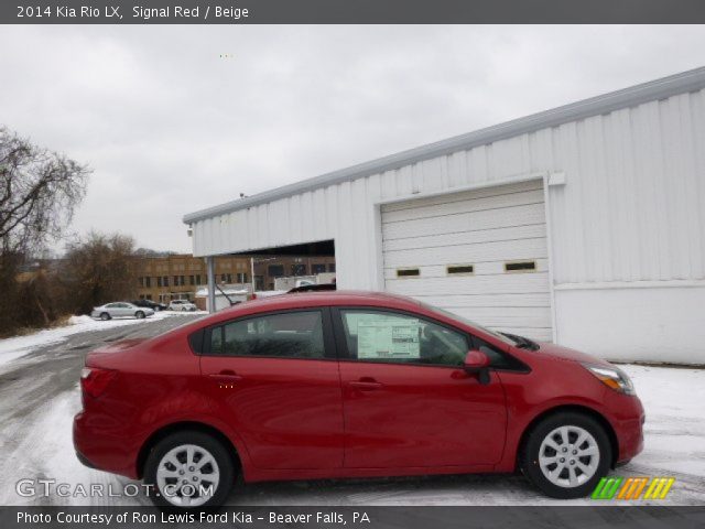 2014 Kia Rio LX in Signal Red