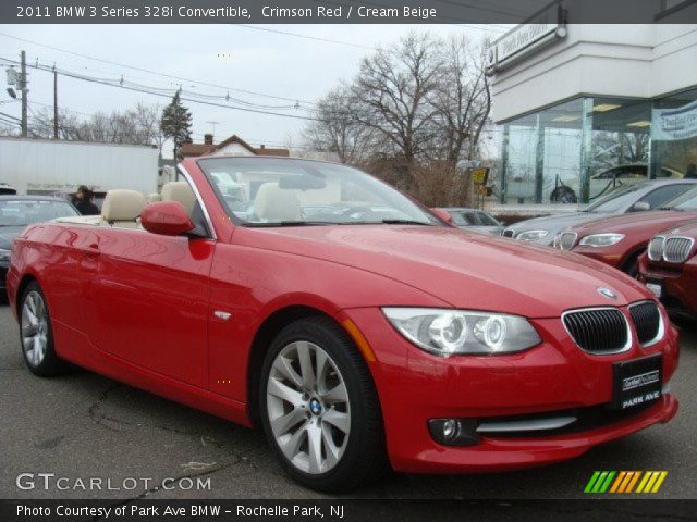 2011 BMW 3 Series 328i Convertible in Crimson Red