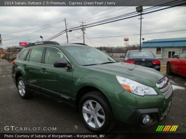 2014 Subaru Outback 2.5i Premium in Cypress Green Pearl