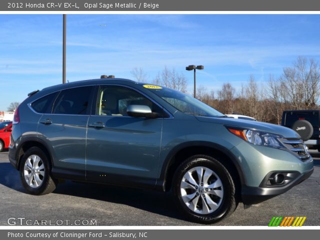2012 Honda CR-V EX-L in Opal Sage Metallic
