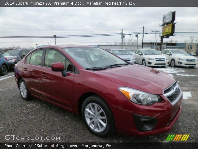 2014 Subaru Impreza 2.0i Premium 4 Door in Venetian Red Pearl
