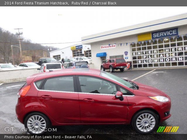 2014 Ford Fiesta Titanium Hatchback in Ruby Red